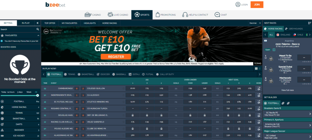 Bzeebet website