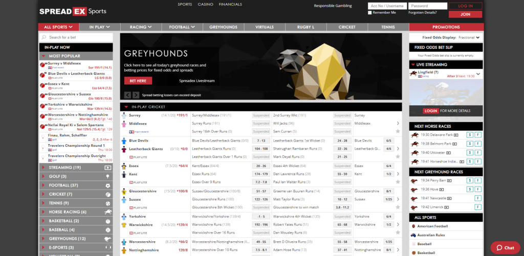 spreadex website