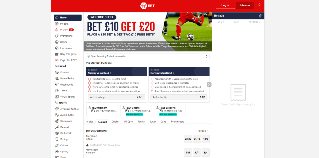virgin bet website